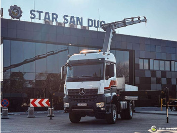 Камион с кран MERCEDES-BENZ Arocs 1851