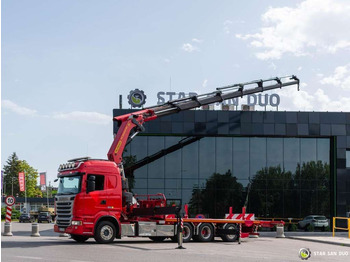 Камион с кран SCANIA R 450