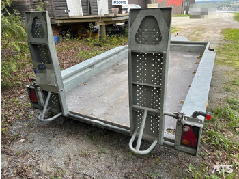 Нискорамна площадка ремарке Ifor Williams Maskinhenger: снимка 2
