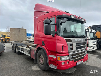 Контейнеровоз/ Сменна каросерия камион SCANIA P