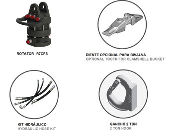 Нови Грайферна кофа за Кран за камион Clamshell bucket for digging BV-M 500: снимка 3 Нови Грайферна кофа за Кран за камион Clamshell bucket for digging BV-M 500: снимка 3