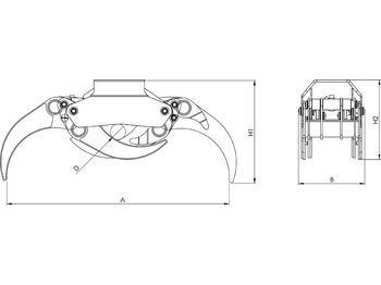 Нови Грайфер за Кран за камион LOG GRAB REINFORCED SERIE PF-R .36: снимка 3 Нови Грайфер за Кран за камион LOG GRAB REINFORCED SERIE PF-R .36: снимка 3