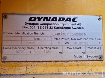 Валяк DYNAPAC