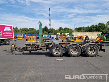 Мултилифт/ Лифтдъмпер ремарке Pal-Lift 3 Axle Hook Loader Traler, Reverse Camera: снимка 2