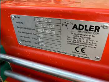 Нови Техника за животновъдство Adler KS 750: снимка 2 Нови Техника за животновъдство Adler KS 750: снимка 2