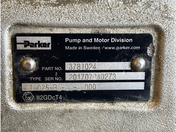 Хидравлична помпа за Камион PARKER HYDRAULIC PUMP 3781024: снимка 3
