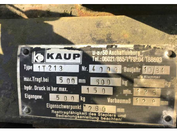 Кламер за Подемно-транспортна техника Kaup 1T213, Kartonklammer: снимка 4