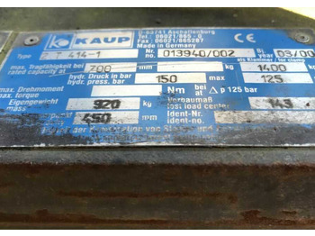 Кламер за Подемно-транспортна техника Kaup 2T414-1, Kartonklammer: снимка 5