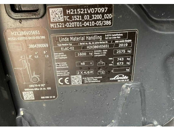 Електрокар Linde E16C-02: снимка 4
