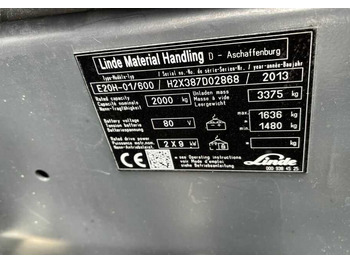 Електрокар Linde E20H-01/600: снимка 4