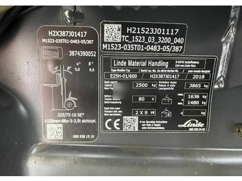 Лизинг на  Linde E25H-01/600 Linde E25H-01/600: снимка 4