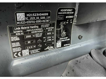 Електрокар Linde E25L-01: снимка 4 Електрокар Linde E25L-01: снимка 4