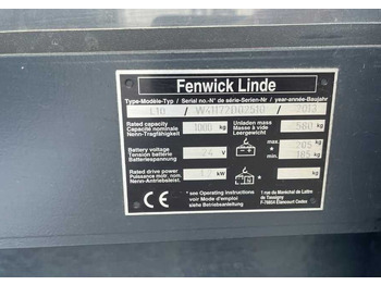 Стакер Linde L10: снимка 4