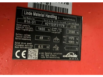 Ричтрак Linde R14-01: снимка 4 Ричтрак Linde R14-01: снимка 4