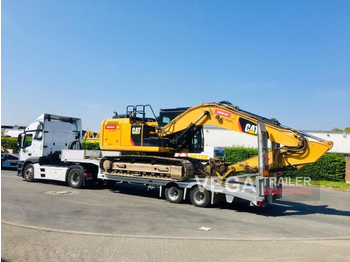 Нискорамна площадка полуремарке За превоз на тежка техника 2 Axle Lowloader: снимка 5