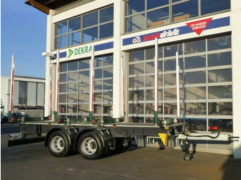 Нови Ремарке за дърва Ebert KHZA 18 Tandem-Kurzholz-Anhänger NEU: снимка 4
