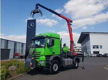 Горско ремарке Mercedes-Benz Arocs 2051 AK 4x4 HeizoTruck Kran+Spalter+Winde: снимка 1