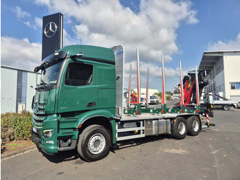 Нови Камион за дърва, Камион с кран Mercedes-Benz Arocs 2651 L 6x4 Kran Epsilon TZ 12-86 Retarder: снимка 3