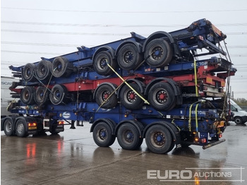 Шаси полуремарке 2010 SDC Tri Axle Skeletal Tailer (5 of): снимка 3