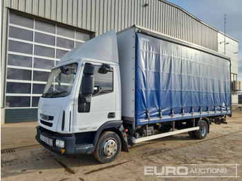 Камион с брезент 2013 Iveco Euro Cargo: снимка 1