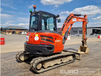 Мини багер 2017 Kubota U55-4: снимка 5