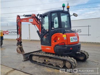 Мини багер 2017 Kubota U55-4: снимка 3