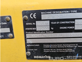 Колесен багер KOMATSU PW160