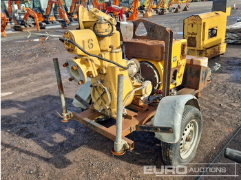Водна помпа Hilta 4" Single Axle Water Pump, Hatz Engine: снимка 5