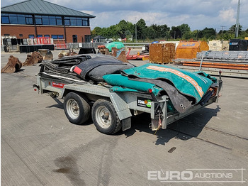Ремарке за строителна техника Meredith & Eyre 3.5 Ton Twin Axle Plant Trailer, Soundproofing Barriers (10 of): снимка 3