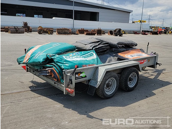 Ремарке за строителна техника Meredith & Eyre 3.5 Ton Twin Axle Plant Trailer, Soundproofing Barriers (10 of): снимка 5