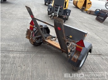 Техника за слагане на асфалт Single Axle Trailer to suit Pedestrian Roller: снимка 5