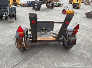 Техника за слагане на асфалт Single Axle Trailer to suit Pedestrian Roller: снимка 4