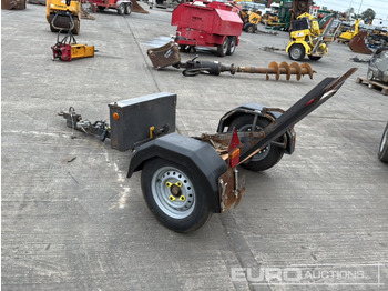 Техника за слагане на асфалт Single Axle Trailer to suit Pedestrian Roller: снимка 3