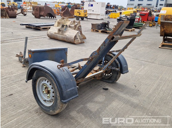 Техника за слагане на асфалт Single Axle Trailer to suit Pedestrian Roller: снимка 3