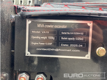 Мини багер MIVA