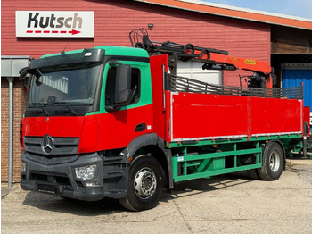 Бордови камион, Камион с кран Mercedes-Benz Antos 1832L mit Palfinger PK 12001L Heckkran: снимка 3