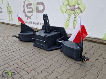 Нови Противовес за Трактор SID AGRIBUMPER / FRONTGEWICHT Frontbalast Stahlgewicht 430 KG: снимка 5