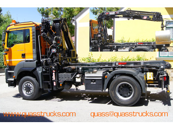 Камион с кабелна система, Камион с кран MAN TGA 18.360 BL 4x4/Euro4/TÜV/HIAB 111/MULTILIFT/Winterdienst: снимка 3