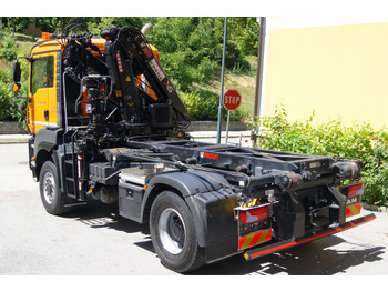 Камион с кабелна система, Камион с кран MAN TGA 18.360 BL 4x4/Euro4/TÜV/HIAB 111/MULTILIFT/Winterdienst: снимка 4