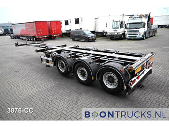 Контейнеровоз/ Сменна каросерия полуремарке D-Tec FLEXITRAILER LS | 2x20-30-40-45ft HC * 2x LIFT AXLE * BPW / DISC * 2x EXTENDABLE: снимка 3 Контейнеровоз/ Сменна каросерия полуремарке D-Tec FLEXITRAILER LS | 2x20-30-40-45ft HC * 2x LIFT AXLE * BPW / DISC * 2x EXTENDABLE: снимка 3
