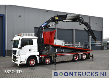 Лизинг на MAN TGS 440 8x2 + HMF 5020-K6 + FJ1000K4 | EURO6 * KABELSYSTEEM 30T * NL TRUCK * TOP! MAN TGS 440 8x2 + HMF 5020-K6 + FJ1000K4 | EURO6 * KABELSYSTEEM 30T * NL TRUCK * TOP!: снимка 1