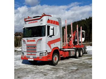 Камион за дърва SCANIA R 580