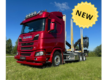 Камион за дърва SCANIA R 580