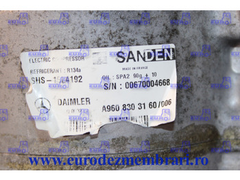 Компресор климатик за Камион COMPRESOR CLIMA STATIONARE MERCEDES ACTROS MP4 A9608303160: снимка 2