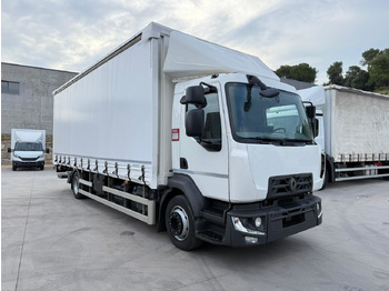 Камион с брезент RENAULT D12.240 E6 (Tauliner): снимка 2