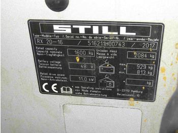Електрокар Still RX20-16: снимка 5 Електрокар Still RX20-16: снимка 5