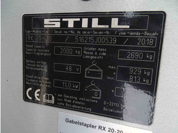 Електрокар Still RX20-20: снимка 5 Електрокар Still RX20-20: снимка 5