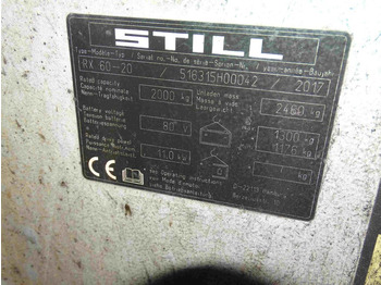 Електрокар Still RX60-20: снимка 5
