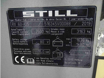 Електрокар Still RX60-25: снимка 5