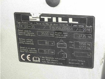 Електрокар Still RX60-35: снимка 5